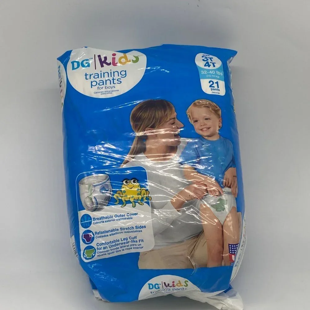 DG Kids Training Pants for Boys Size 3T‎ 4T 32-40lbs